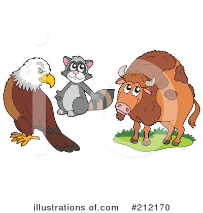 Royalty-Free (RF) Animals Clipart Illustration by visekart - Stock Sample #212170