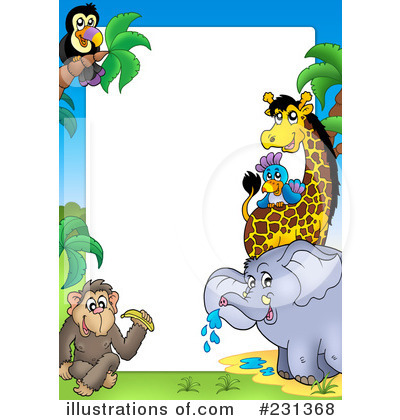 Zoo Animals Clipart #231368 by visekart