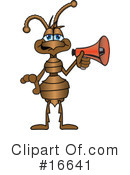 Ant Character Clipart #16641 by Mascot Junction