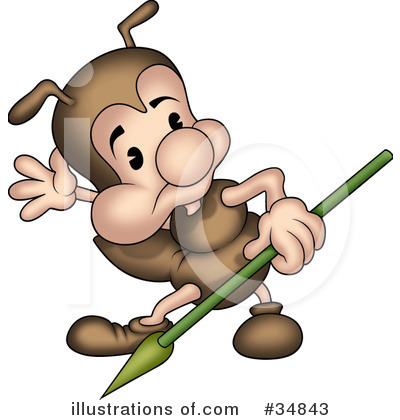 Ant Character Clipart #34843 by dero
