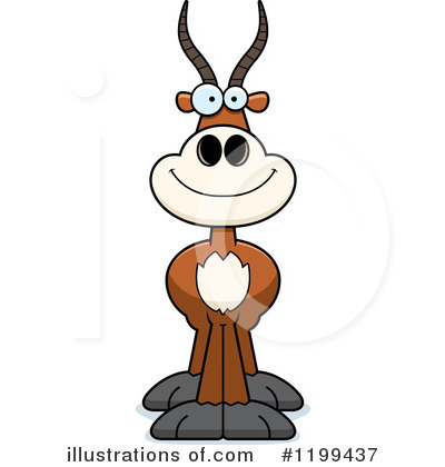 Antelope Clipart #1199437 by Cory Thoman
