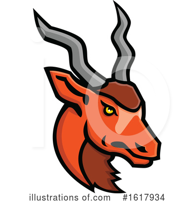 Antelope Clipart #1617934 by patrimonio