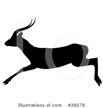 Royalty-Free (RF) Antelope Clipart Illustration by dero - Stock Sample #38278