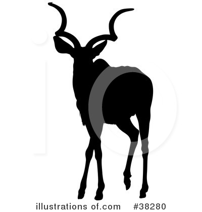Royalty-Free (RF) Antelope Clipart Illustration by dero - Stock Sample #38280