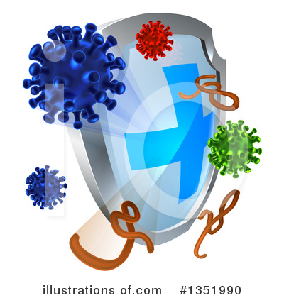 Germs Clipart #1351990 by AtStockIllustration