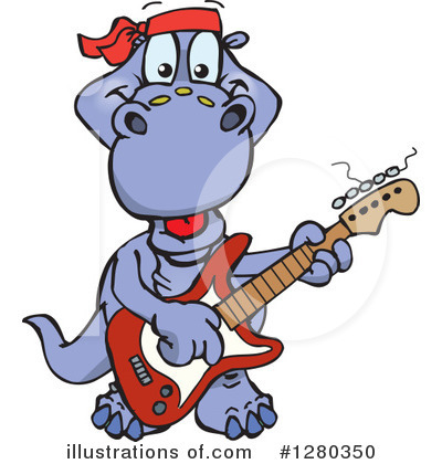 Royalty-Free (RF) Apatosaurus Clipart Illustration by Dennis Holmes Designs - Stock Sample #1280350
