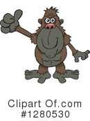 Ape Clipart #1280530 by Dennis Holmes Designs