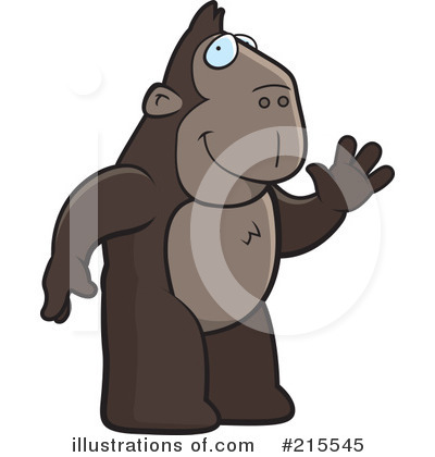Royalty-Free (RF) Ape Clipart Illustration by Cory Thoman - Stock Sample #215545