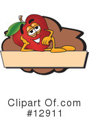 Apple Character Clipart #12911 by Mascot Junction