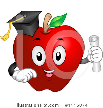 Royalty-Free (RF) Apple Clipart Illustration by BNP Design Studio - Stock Sample #1115874