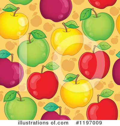 Royalty-Free (RF) Apple Clipart Illustration by visekart - Stock Sample #1197009