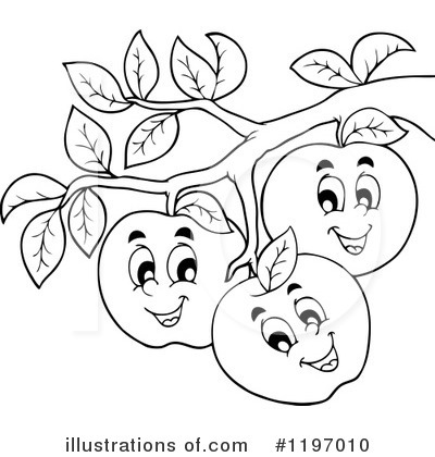 Royalty-Free (RF) Apple Clipart Illustration by visekart - Stock Sample #1197010