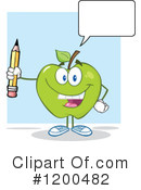 Apple Clipart #1200482 by Hit Toon