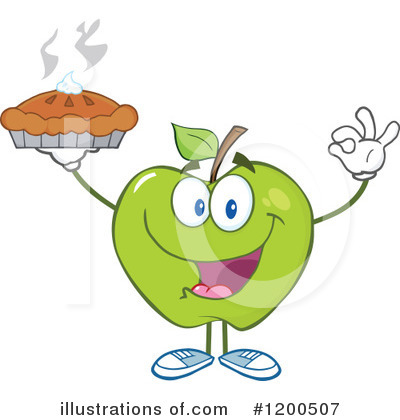Green Apple Clipart #1200507 by Hit Toon