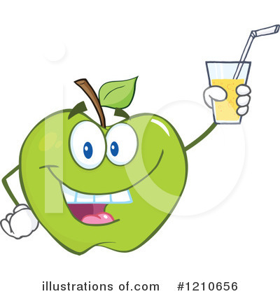 Royalty-Free (RF) Apple Clipart Illustration by Hit Toon - Stock Sample #1210656