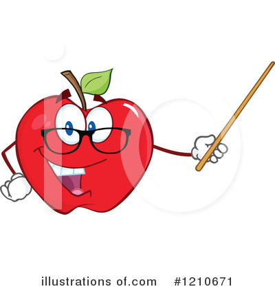 Royalty-Free (RF) Apple Clipart Illustration by Hit Toon - Stock Sample #1210671