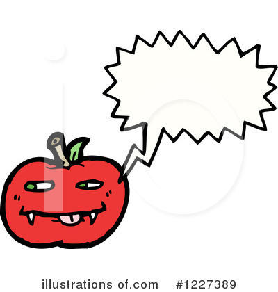 Vampire Apple Clipart #1227389 by lineartestpilot