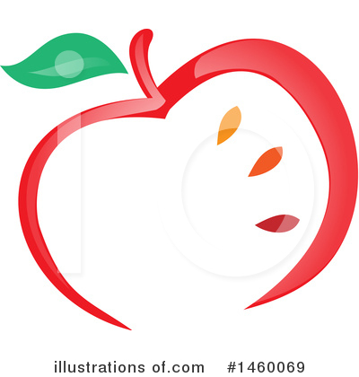 Royalty-Free (RF) Apple Clipart Illustration by Domenico Condello - Stock Sample #1460069