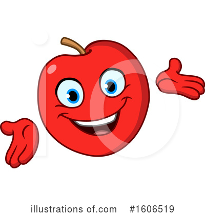 Red Apple Clipart #1606519 by yayayoyo