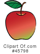 Apple Clipart #45798 by Pams Clipart