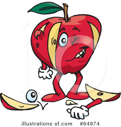 Apple Clipart #64974 by Dennis Holmes Designs