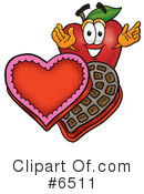Apple Clipart #6511 by Mascot Junction