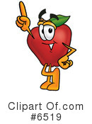 Apple Clipart #6519 by Mascot Junction