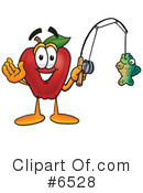 Apple Clipart #6528 by Mascot Junction