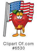 Apple Clipart #6530 by Mascot Junction
