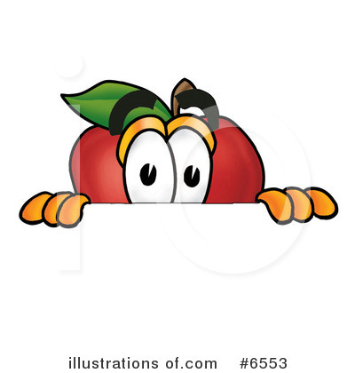Royalty-Free (RF) Apple Clipart Illustration by Mascot Junction - Stock Sample #6553