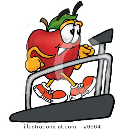 Apple Character Clipart #6564 by Mascot Junction