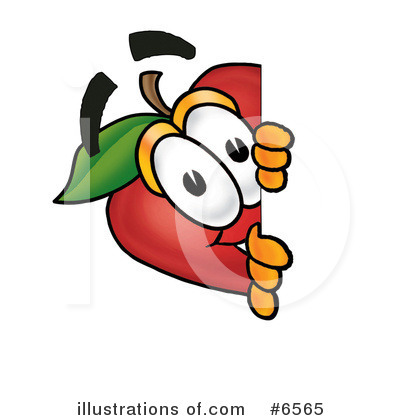 Apple Character Clipart #6565 by Mascot Junction