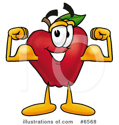 Apple Clipart #6568 by Mascot Junction