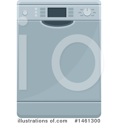 Dishwasher Clipart #1461300 by Vector Tradition SM