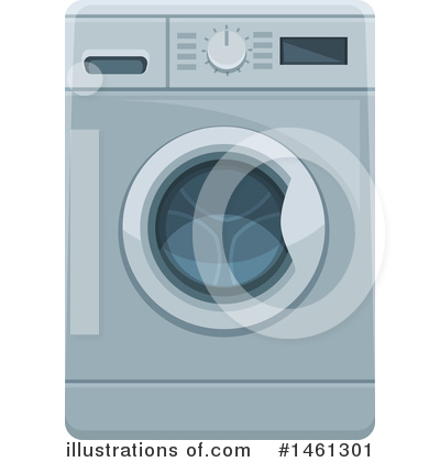 Washing Machine Clipart #1461301 by Vector Tradition SM