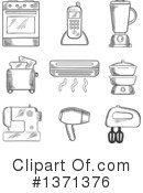 Appliances Clipart #1371376 by Vector Tradition SM