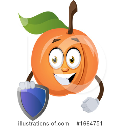 Royalty-Free (RF) Apricot Clipart Illustration by Morphart Creations - Stock Sample #1664751