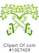 Arborist Clipart #1327426 by AtStockIllustration