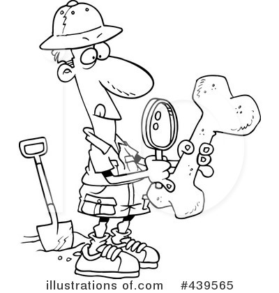 Royalty-Free (RF) Archaeology Clipart Illustration by toonaday - Stock Sample #439565