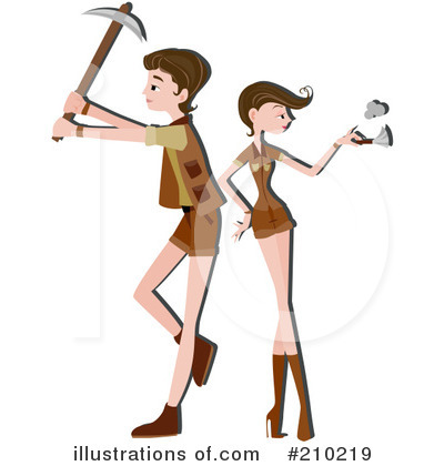 Royalty-Free (RF) Archeology Clipart Illustration by BNP Design Studio - Stock Sample #210219