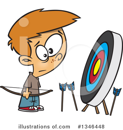 Archery Clipart #1346448 by toonaday