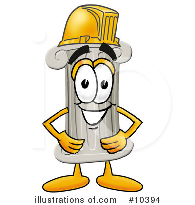 Hard Hat Clipart #10394 by Mascot Junction