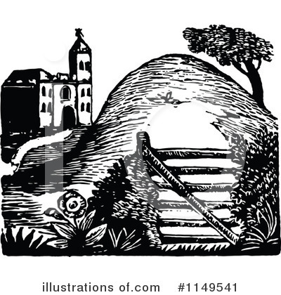 Royalty-Free (RF) Architecture Clipart Illustration by Prawny Vintage - Stock Sample #1149541