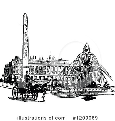 Royalty-Free (RF) Architecture Clipart Illustration by Prawny Vintage - Stock Sample #1209069