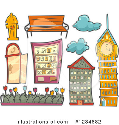 Royalty-Free (RF) Architecture Clipart Illustration by BNP Design Studio - Stock Sample #1234882