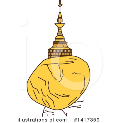 Pagoda Clipart #1417359 by Vector Tradition SM