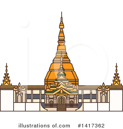 Royalty-Free (RF) Architecture Clipart Illustration by Vector Tradition SM - Stock Sample #1417362