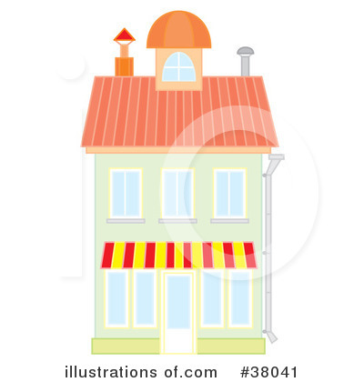 Royalty-Free (RF) Architecture Clipart Illustration by Alex Bannykh - Stock Sample #38041