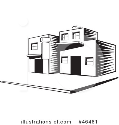 Royalty-Free (RF) Architecture Clipart Illustration by David Rey - Stock Sample #46481