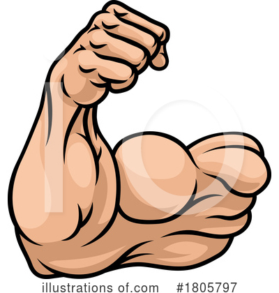 Arm Wrestling Clipart #1805797 by AtStockIllustration